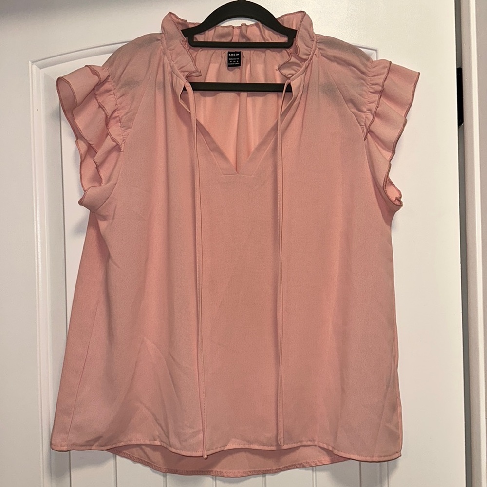 SHEIN Size M Work Blouse Pink - Never Worn
